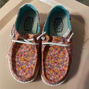 Hey Dude Kids' Sprinkle Pink Shoes